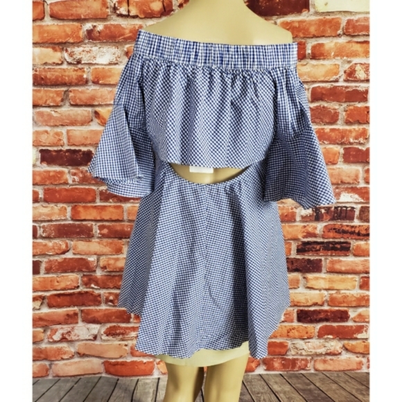 Lucy Paris Off Shoulder Blouse M NWT - Picture 3 of 4